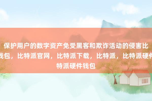 保护用户的数字资产免受黑客和欺诈活动的侵害比特派钱包，比特派官网，比特派下载，比特派，比特派硬件钱包