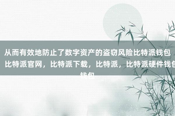 从而有效地防止了数字资产的盗窃风险比特派钱包，比特派官网，比特派下载，比特派，比特派硬件钱包