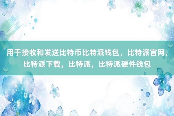 用于接收和发送比特币比特派钱包，比特派官网，比特派下载，比特派，比特派硬件钱包