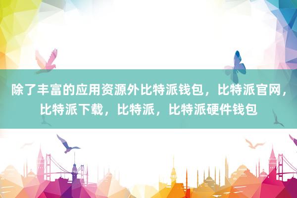 除了丰富的应用资源外比特派钱包，比特派官网，比特派下载，比特派，比特派硬件钱包