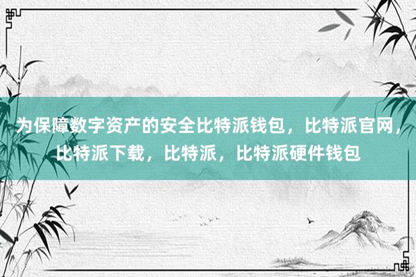 为保障数字资产的安全比特派钱包，比特派官网，比特派下载，比特派，比特派硬件钱包