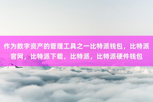 作为数字资产的管理工具之一比特派钱包，比特派官网，比特派下载，比特派，比特派硬件钱包