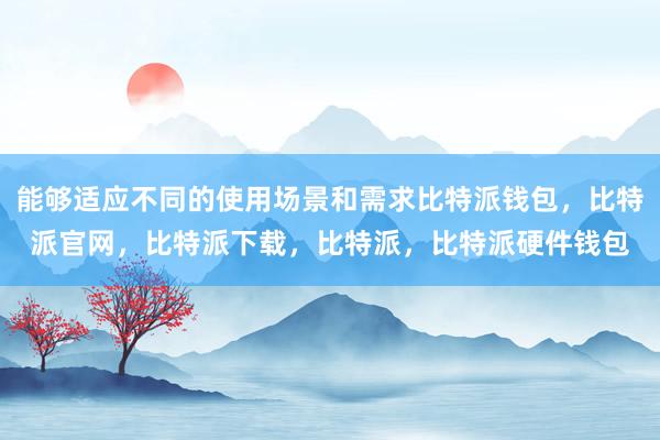 能够适应不同的使用场景和需求比特派钱包，比特派官网，比特派下载，比特派，比特派硬件钱包