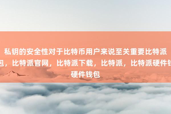 私钥的安全性对于比特币用户来说至关重要比特派钱包，比特派官网，比特派下载，比特派，比特派硬件钱包