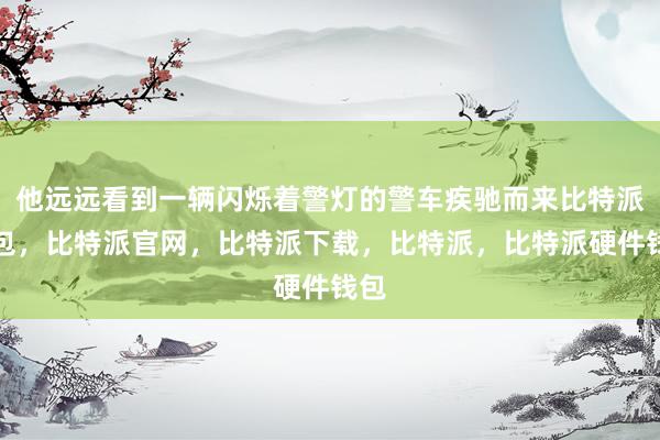 他远远看到一辆闪烁着警灯的警车疾驰而来比特派钱包，比特派官网，比特派下载，比特派，比特派硬件钱包