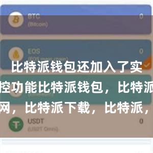 比特派钱包还加入了实时行情监控功能比特派钱包，比特派官网，比特派下载，比特派，比特派硬件钱包