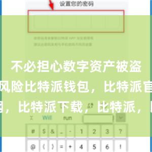 不必担心数字资产被盗或丢失的风险比特派钱包，比特派官网，比特派下载，比特派，比特派硬件钱包